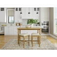 thumbnail image 6 of Carolina Classics Brittany Deluxe 26" Wood Stool in Honey Brown (Set of 2), 6 of 6