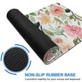 thumbnail image 6 of Pink Orange Flower Mouse Pads Pad Mouse Waterproof No Slip for Office Home Work Gaming Table Tables Mousemat Rubber Base Mousepad with Stitched Edges 35.4x15.7inches, 6 of 7