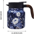 thumbnail image 3 of Vintage Floral Pattern Tea Thermoes,Thermoes Tea Pot,Vintage Floral Pattern Tea-Built-In Infuser,Tea Infuser Thermoes, 3 of 9