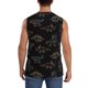 thumbnail image 4 of Fotbe Neon Dinosaur Men's Camiseta sin Mangas Estampada para Hombres, Playera Casual para Gimnasio, Entrenamiento, Playa-Medium, 4 of 7