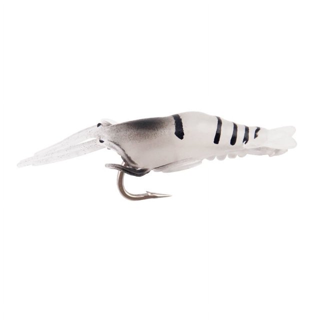 10 cebos naturales la pesca con gancho de PVC seduce a los entusiastas de la pesca con camarones transparentes