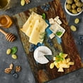 thumbnail image 5 of Beach Cutting Board, Cavern Rocks by Pacific Waters with Australian Sea and Sky Landscape Road, Decorative Tempered Glass Cutting and Serving Board, Large Size, Cream Blue, by Ambesonne, 5 of 5