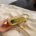 thumbnail image 4 of Bolso Mano Acrílico para Mujer Hombro Con Forma Noche (dorado), 4 of 9