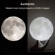 thumbnail image 3 of Lámpara de luna Luz de luna Luz nocturna para niños Regalo para mujeres Carga USB y control táctil Brillo Impreso en 3D Lámpara lunar blanca cálida y fría (lámpara de luna de 3,5 pulgadas con soporte) Adepaton  XMWJ123-1, 3 of 7