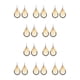 thumbnail image 1 of Qarigey Pendientes colgantes de gota de agua para mujer Amarillo 10piezas, 1 of 6