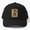 Black, variant on Ancient Roman Caesar Baseball Cap, Tribal Art Head and Laurel Wreath Graphic Design Hat