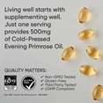 thumbnail image 5 of Evening Primrose Oil 500mg Cold-Pressed Non-GMO Gluten & Soy Free (240 Softgels), 5 of 8