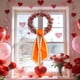 thumbnail image 3 of Festival Wave-Edges Peach-Skines DIY Decorative Ribbon Long Strip Sash For Gift Wrapping Floral Arrangements And Party Decoration, 3 of 6