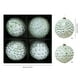 thumbnail image 3 of Bolas De Plástico Adornos navideños de bolas de 10 cm, 4 unidades, colgantes de plástico para decoración navideña, color verde Rkxzt, 3 of 8