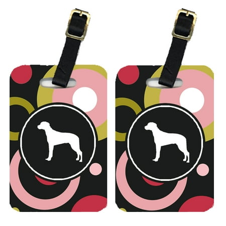 Pair of 2 Rhodesian Ridgeback Luggage Tags