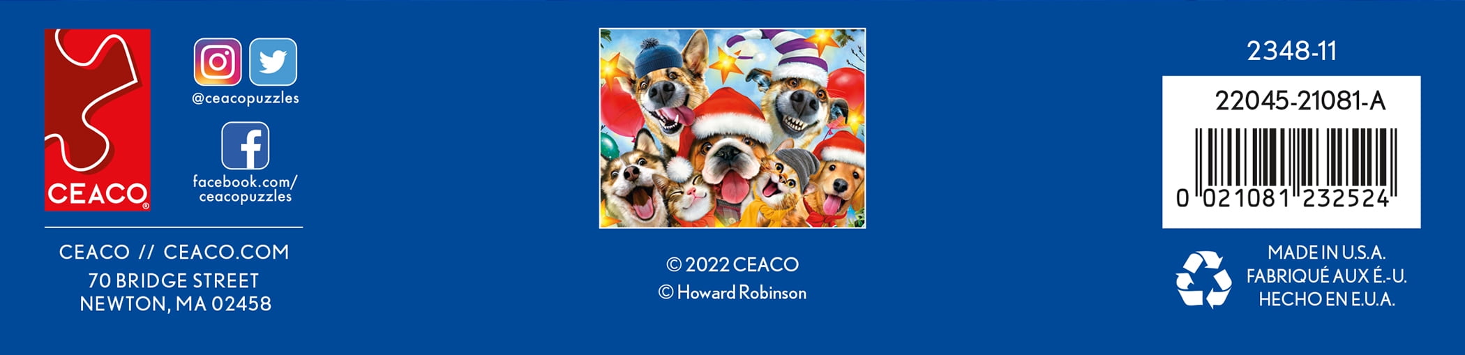 Ceaco Cats and Dogs Disney 550 Piece Interlocking Jigsaw Puzzle