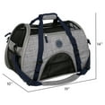 thumbnail image 6 of Life is GoodÃÂ® Comfort Carrier for Dogs and Cats, Heather Grey, 19"L x 10"W x 13"H (Extra Small - Small), 6 of 6