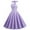 Purple, variant on Style Retro Plaid Temperament Thin Boat Neckline High Waist Elastic Halterneck Tie Mid Length Hem Dress Women Dresses Casual Fall Dresses for Women Casual Summer Drawstring Waist Dress Sunday Dress