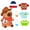 brown-nzm, variant on Dress-Up Capybara Plush Toy with Outfit & Accessories Set, Soft Stuffed Animal, 8/9/10-Piece Clothes & Bag Bundle, Gift for Kids