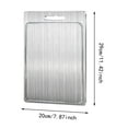 thumbnail image 3 of Brushed Stainless Steel Cutting Board for Kitchen Heavy Duty Chopping Board for Meat and Vegetables, 3 of 4