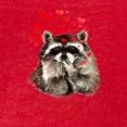 thumbnail image 3 of CafePress - Here's My Heart Cute Raccoon Blowing Kisse T Shirt - Mens Football Shirt, 3 of 4