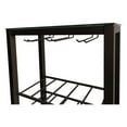 thumbnail image 3 of – Freestanding Floor Wine Rack Storage Table - Hold 20 Bottles with Glasses Holder, 3 of 7