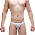 thumbnail image 3 of Male Panties Bikini Pouch Panties Cool Gays Clothes Ice Silk Jockstrap Men Mens Middle Waist Sexy String Briefs, 3 of 5