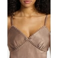 thumbnail image 4 of No Boundaries Woven Cami Top with Lace Trim and Bow, Women's, 4 of 5
