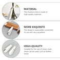 thumbnail image 3 of Shisuyan 2 Pcs Chausse-Pied Ménagers Outils de Levage de Chaussures en Acier Inoxydable, 3 of 8
