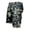 Army Green -BR31, variant on Camo Men's Cargo Shorts Internal Drawstring Elastic Waist Summer Big and Tall Bermuda Shorts Outdoor Sports Hiking Short Snake Pattern 2XL