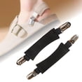 thumbnail image 3 of GUOOL 2 Pieces Elastic Shoe Strap for Sandals Cloud Platform EVA Slippers Slippers black, 3 of 5