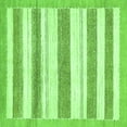 thumbnail image 1 of Ahgly Company Indoor Square Solid Green Modern Area Rugs, 4' Square, 1 of 4