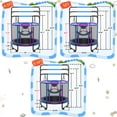 thumbnail image 7 of YORIN Trampoline for Kids, 55'' Mini Trampoline for Toddlers with Swing, Enclosure Net and Basketball Hoop, 4.5FT Indoor/Outdoor Kids Round Trampoline with Adjustable Gymnastics Bars, Gifts for Kids, 7 of 7