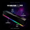 thumbnail image 4 of Bocina Gamer BALAM RUSH GLIMM BAR BG585 LED Bluetooth 3.5mm Negro BR-936958, 4 of 5