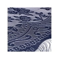 thumbnail image 4 of Chales y envolturas INSPIRAR CHIC para vestidos de noche, bufandas triangulares de encaje con flecos y borlas para mujeres en bodas y fiestas formales 74.8x28.3" Azul oscuro, 4 of 5
