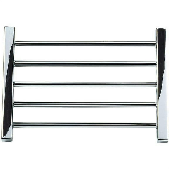 DWBA Countertop Soap Dish/Soap Saver Holder With Drain, Brass, Chrome