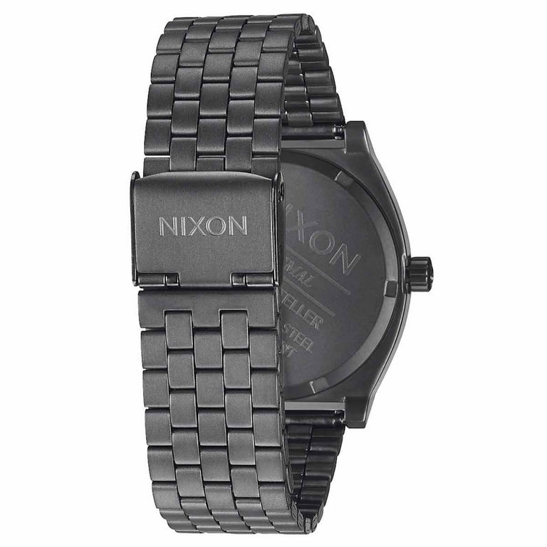 Nixon Men's Time Teller Gunmetal Stainless Steel Watch