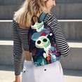 thumbnail image 5 of Goofa The Nightmare Before Christmas Pattern Durable Canvas Daypack - High-Quality Vintage Backpack, Compact & Versatile for Travel and Everyday Use-Medium, 5 of 5