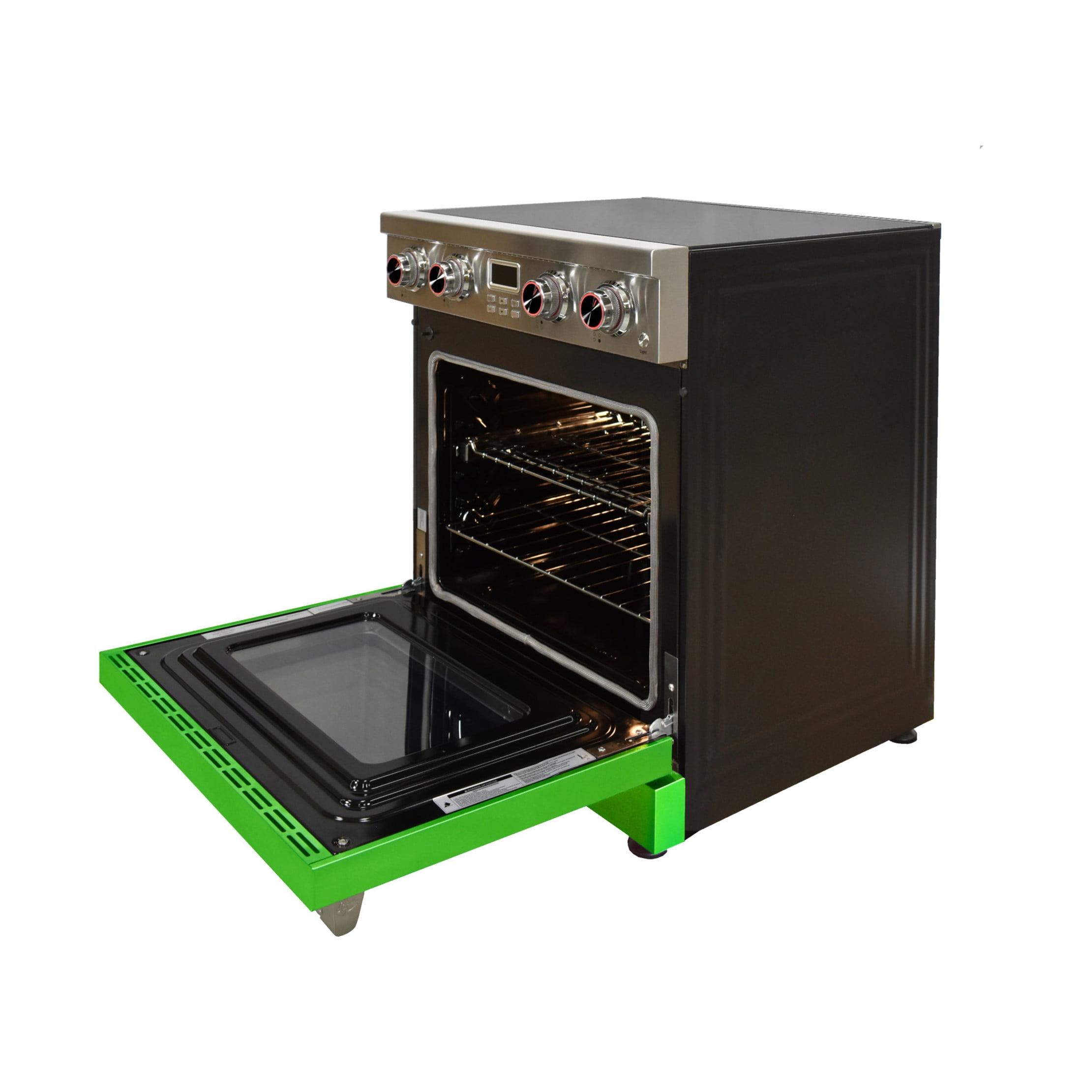 30" Electric Range w/ Green Door