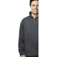 thumbnail image 2 of Tri Moutnain Men's 1/4 Zip Pullover Suede Fleece Sweatshirt Seam pockets 2X 3X 4X, 2 of 5