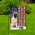 thumbnail image 4 of American Flag I Am Your Pug Dog Flag Proud Garden Flag, Double-Sided Decorative Outdoor Flag, Patriotic Polyester Yard Flag 12 x 18 in, 4 of 5
