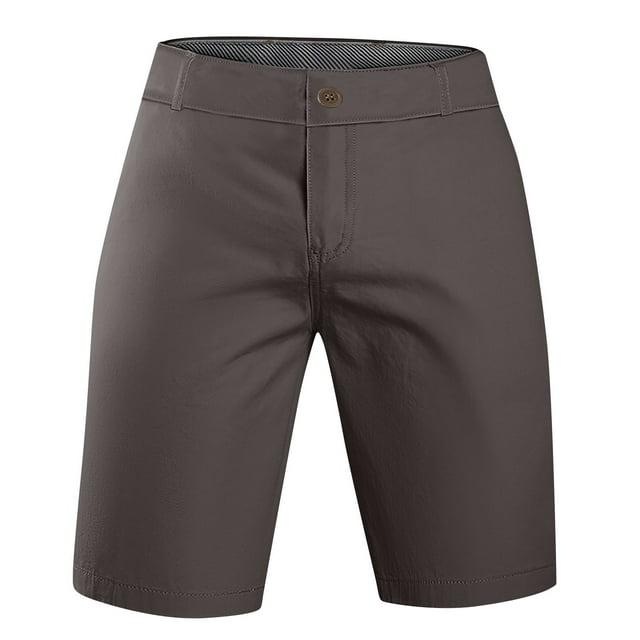 Mgmyaa Bermuda pour Hommes, Jambe Droite, Ceinture à Bouton, Taille Rigide, Imperméable, Multi-Poches, Pantalon de Travail