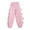 Pink, variant on Women's Baggy Sweatpants Elastic Waist Casual Bow Wide Leg Pants with Pocket Y2K Going Out Travel Pants Fashion Drawstring Lounge Long Pants Gray L