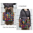 thumbnail image 6 of FORMRS 16" Laptop Bag Carrying Sleeve Case with Handle Travel Shoulder Briefcase, Colorful Checkered Daisy, 6 of 8