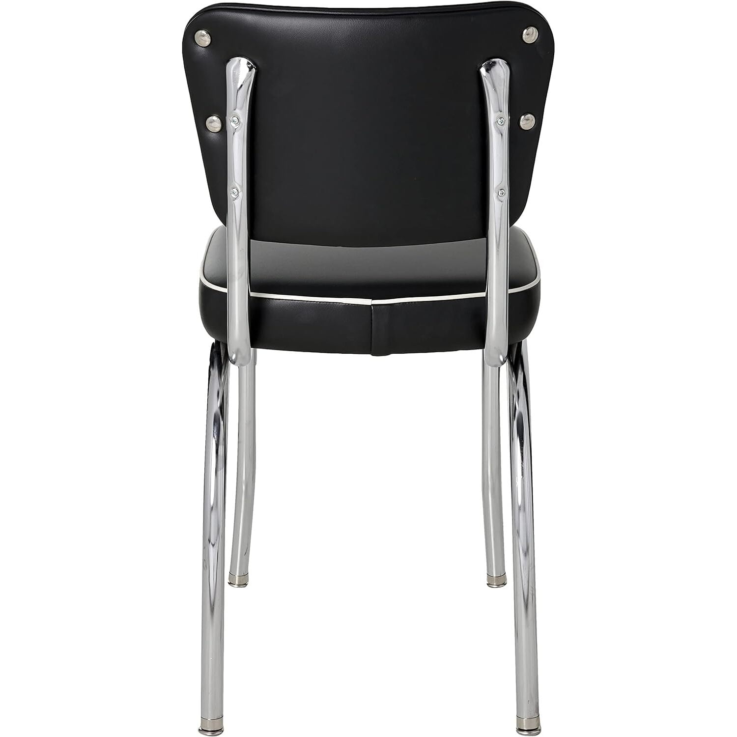 Richardson Seating Diner Chair with 2" Box Seat-Color:Black