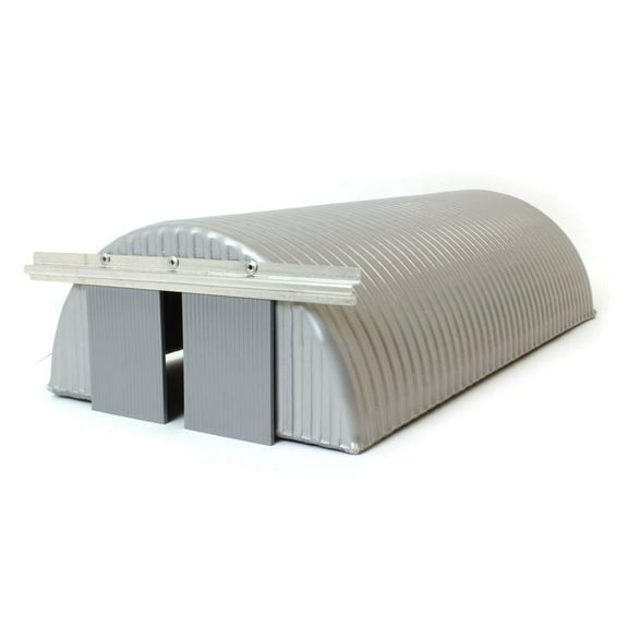 Standi Toys 1/64 Quonset Shed with Sliding Door, 15in ST388