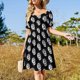 thumbnail image 4 of Lo que nos encanta del vestido suizo de manga corta, vestido de cumpleaños para mujer de lujo 2025, vestido largo, 4 of 7