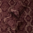 thumbnail image 5 of Dintszyayue 7Pcs Red Gold Damask Texture Comforter Set King Size, Bed in a Bag Microfiber Adult(90"x104"), 5 of 7
