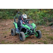 MotoTec Raider 48v 1200w UTV with Roll Cage Safety Bar, Adjustable Seat