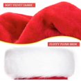 thumbnail image 2 of Christmas Hat, Santa Hat, Christmas Hat for Adults, Classic Velvet Santa Hat, Unisex, 2 of 5