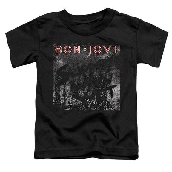 Bon Jovi - Slippery Cover - Toddler Short Sleeve Shirt - 3T