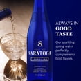 thumbnail image 2 of Saratoga Sparkling Spring Water, 12 fl oz, 12 Pack Glass Bottles, 2 of 7
