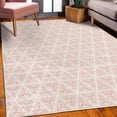 thumbnail image 3 of Vintage Decorative Rug, Classical Art Nouveau Style Floral Pattern with Renaissance Inspirations, Quality Carpet for Bedroom Dorm and Living Room, 6 Sizes, Blush White, by Ambesonne, 3 of 4