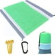 thumbnail image 1 of Xihbxyly Esterilla de Playa para Exteriores, Manta Aislante Antiarena, Tela Resistente Al Agua y Cómoda, Forro de Franela, Ideal para Picnic, Camping, Playa y Jardín, 210 X 200 Cm., 1 of 5