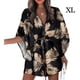 thumbnail image 4 of Minnieouse Vestidos acampanados para mujer para mujer Cuello en V profundo Mini vestido corto Compras Prendas para la parte del cuerpo Typ5 XL, 4 of 5